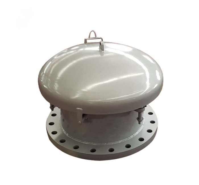 Breathing manhole Emergency pressure relief valves