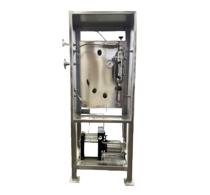 Cylinder closed loop sampling system