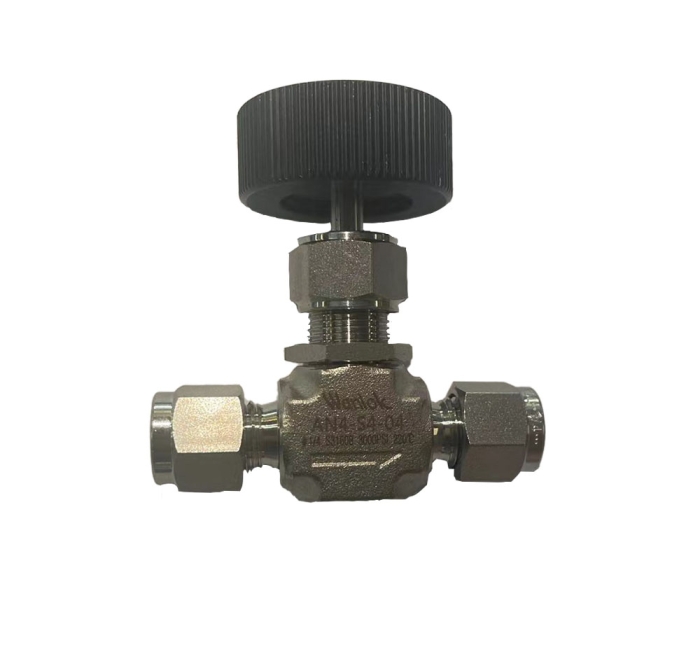 Sleeve type right Angle needle valve